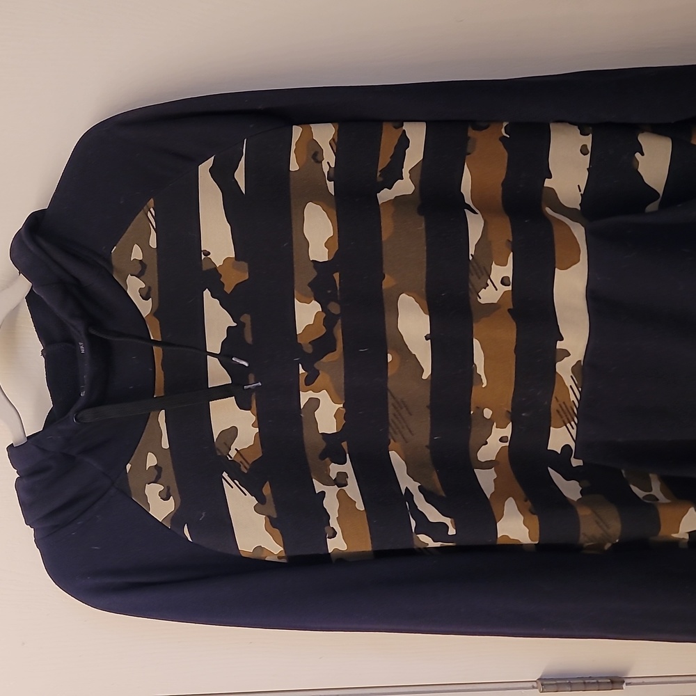 Black and camo Nike hoodie